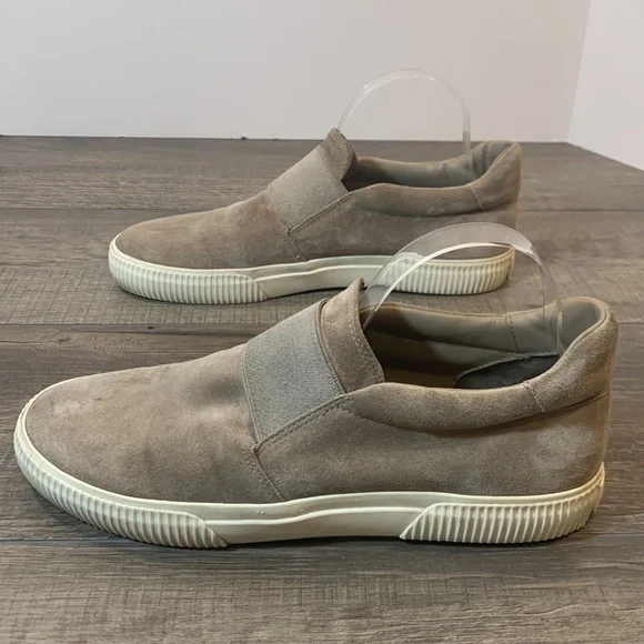 Vince tan suede slip on shoes size 9.5 - Picture 5 of 9